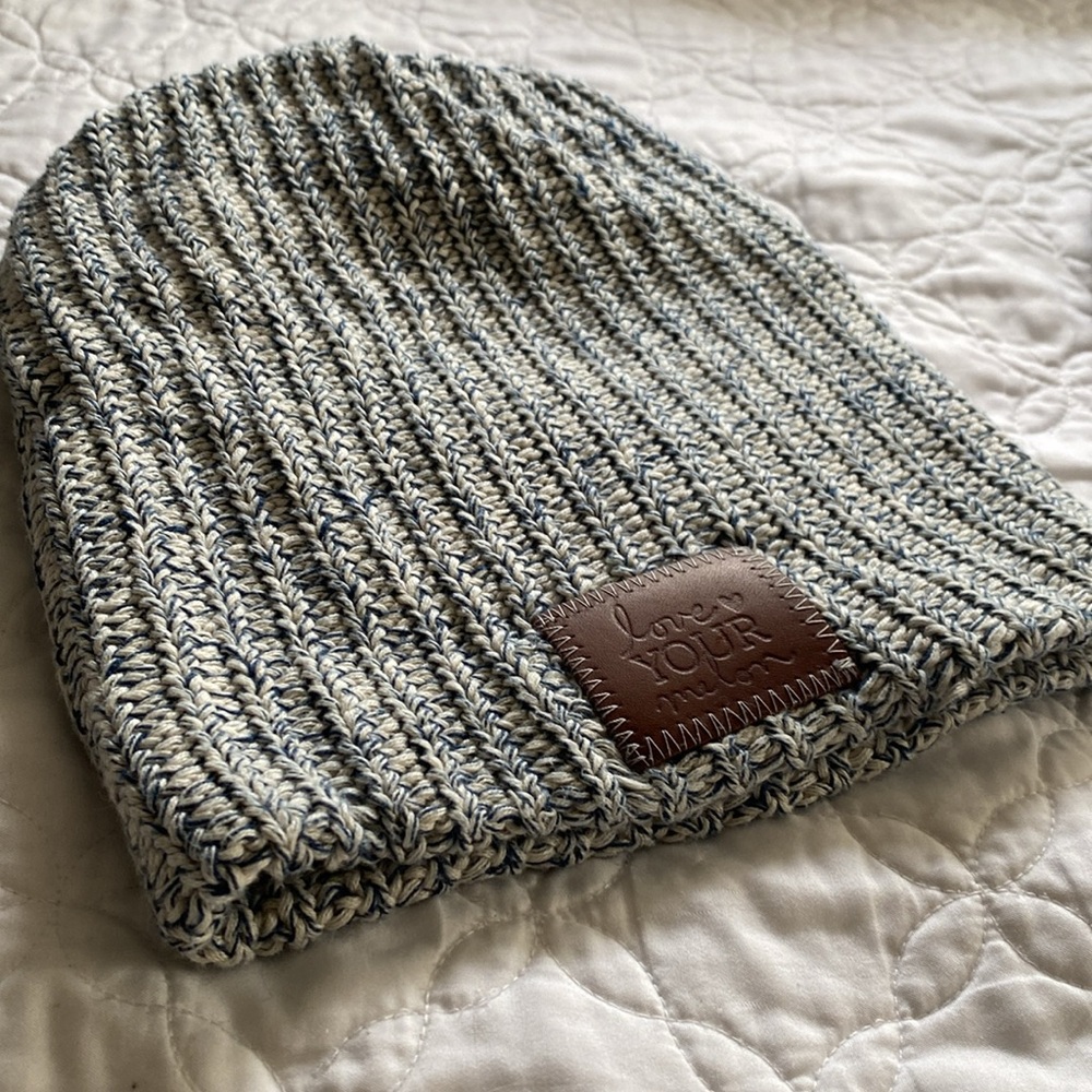 LOVE YOUR MELON BEANIE - BLUE/WHITE